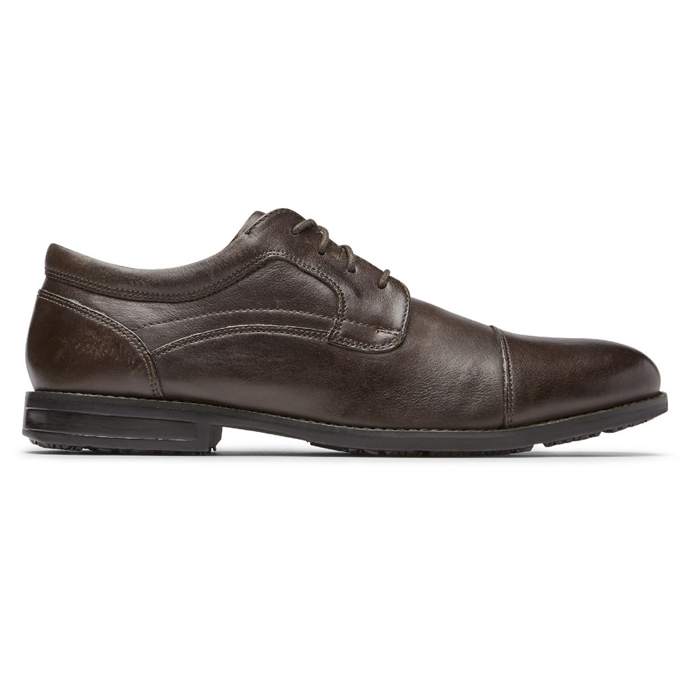 Oxfords Rockport Homem Marrom - Mykel Cap Toe - 72508OZAR